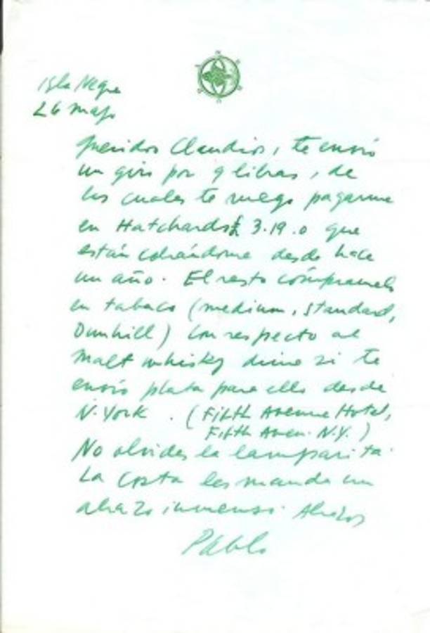 En busca de las cartas perdidas de Neruda