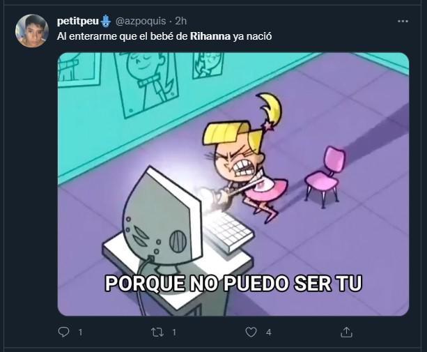 Las redes explotan con memes por el primogénito de Rihanna