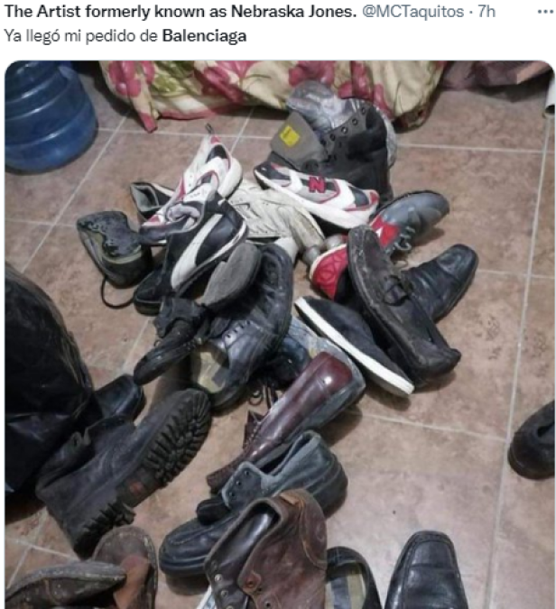 Los divertidos memes que dejó la nueva colección de tenis de Balenciaga