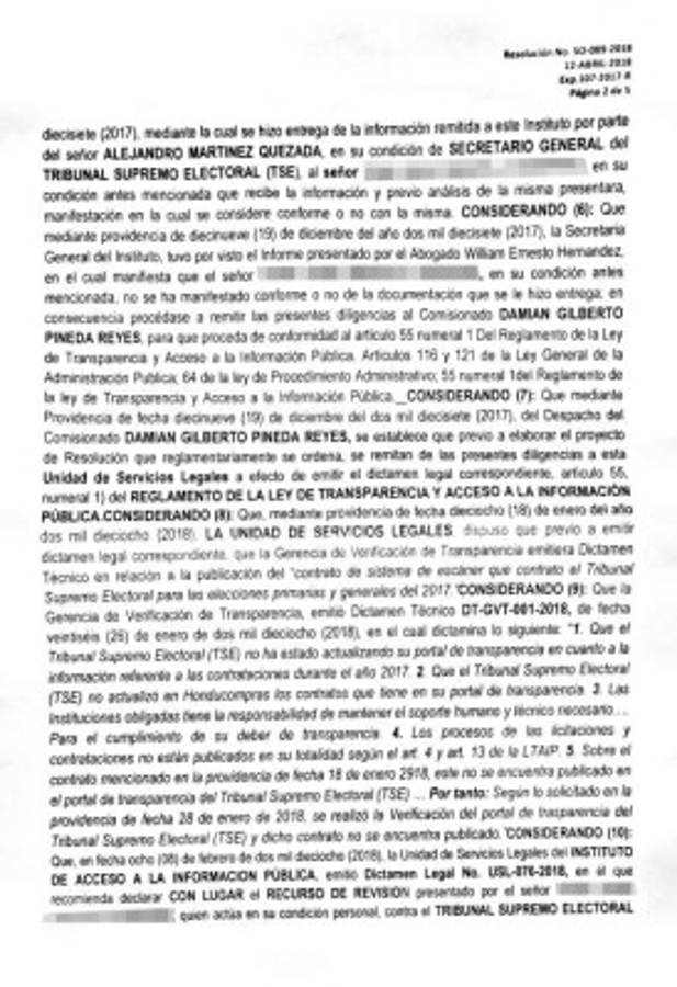 L 41 millones gastó el Tribunal Supremo Electoral en escáneres usados a medias