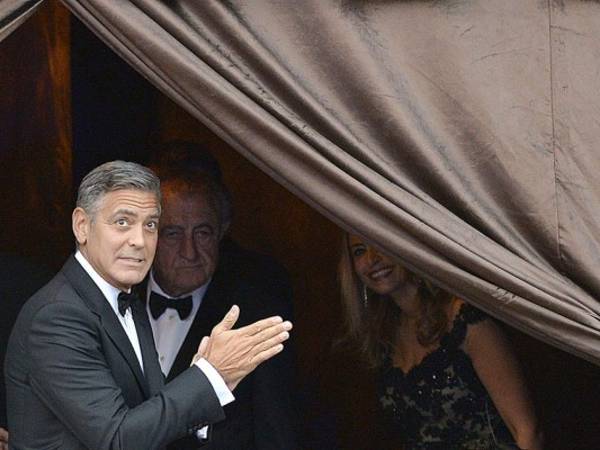 El actor George Clooney contrajo matrimonio hoy con la abogada de derechos humanos Amal Alamuddin. (Fotos: AFP)