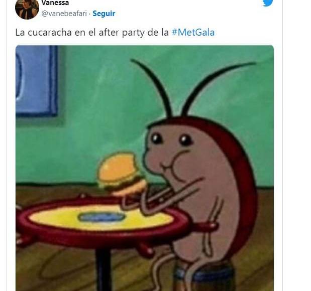 Los imperdibles memes de la cucaracha de la Met Gala 2023