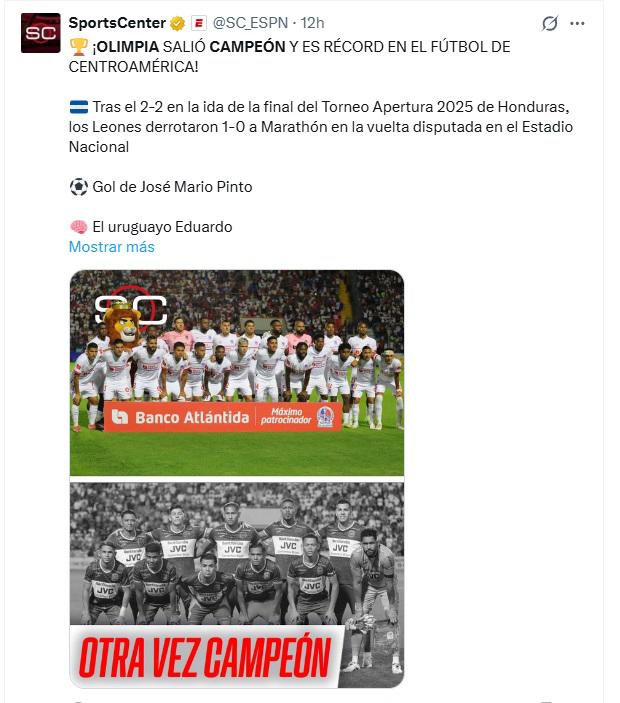Lo que dicen los medios internacionales sobre título 40 del Olimpia