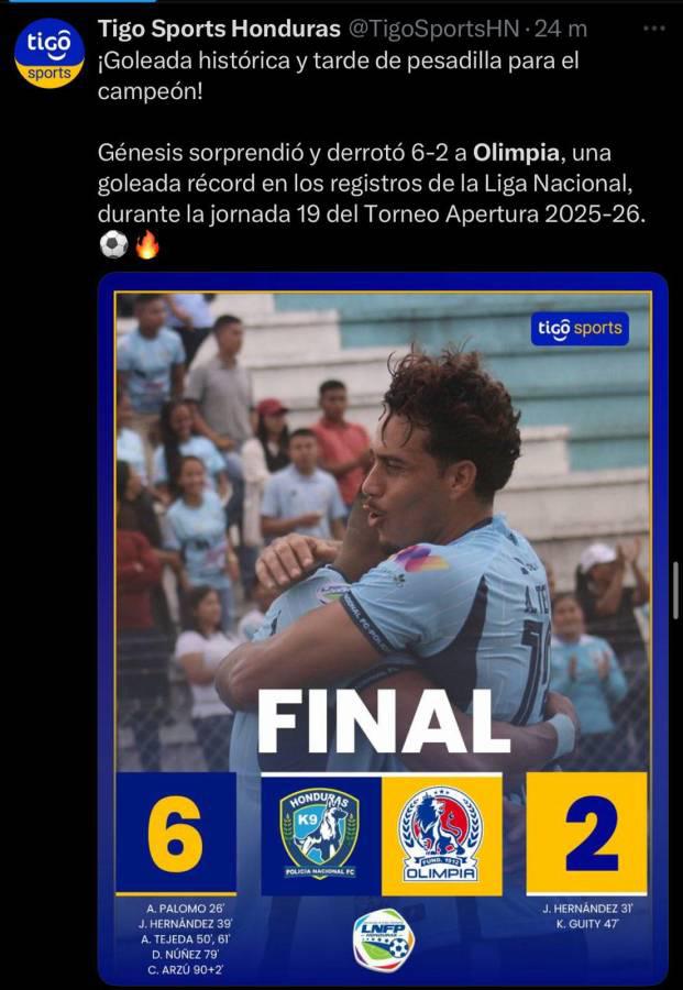 Ridiculizado Pesadilla Lo que dicen los medios tras goleada al Olimpia