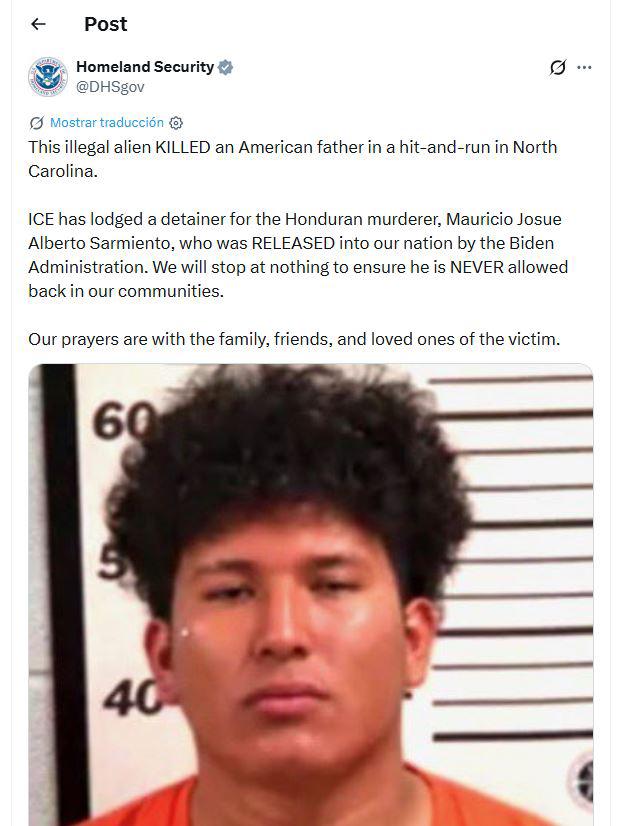 Tenía dos órdenes de captura: detienen a hondureño por atropellar y causar la muerte de un estadounidense
