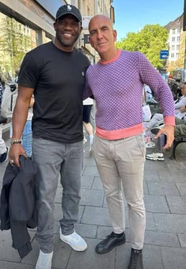 ¡Llegó David Suazo! Una fiesta la previa de la final de Champions League entre PSG vs Inter