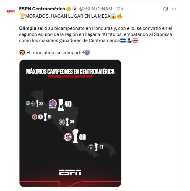 Lo que dicen los medios internacionales sobre título 40 del Olimpia