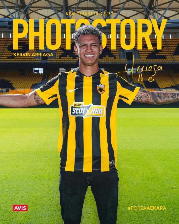 Kervin Arriaga y su nuevo equipo en Europa: Champions League y compañeros