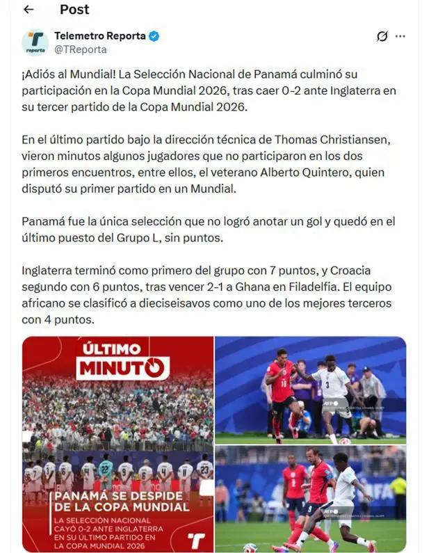 Vergüenza canalera: lo que dicen los medios tras eliminación de Panamá en el Mundial 2026