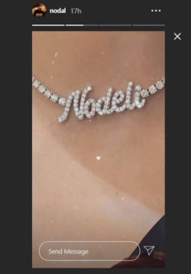 Belinda presume su amor y se tatúa las iniciales de Christian Nodal