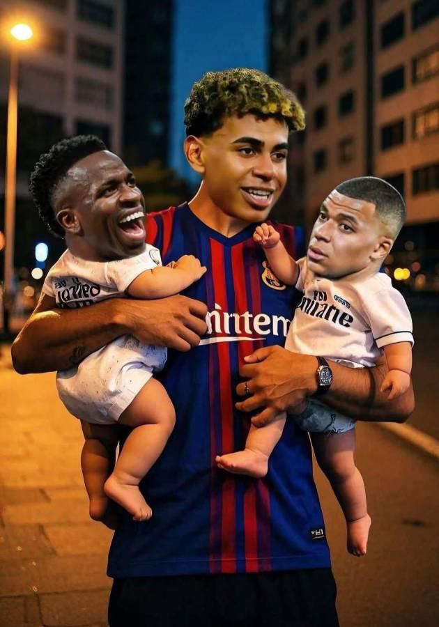 Memes hacen pedazo a Mbappé, alaban a Lamine Yamal y le tiran a Cristiano