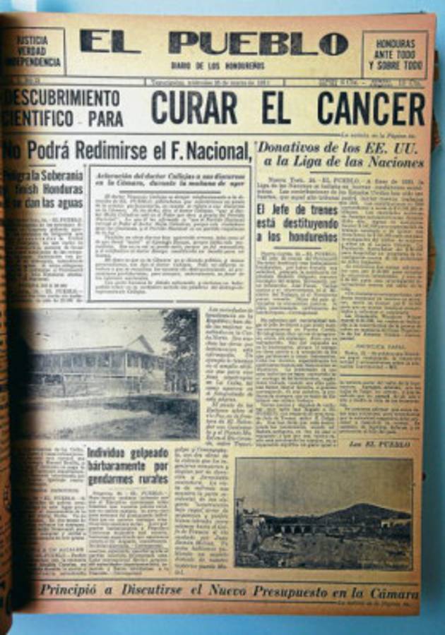 Honduras: Tres siglos en papel periódico