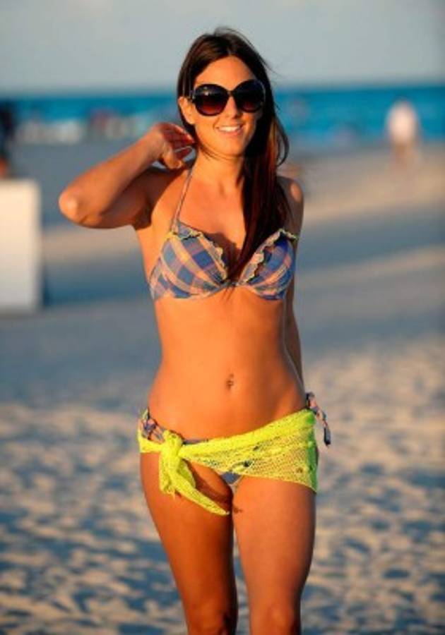 La modelo del fútbol Claudia Romani muestra su hermosa figura en Instagram