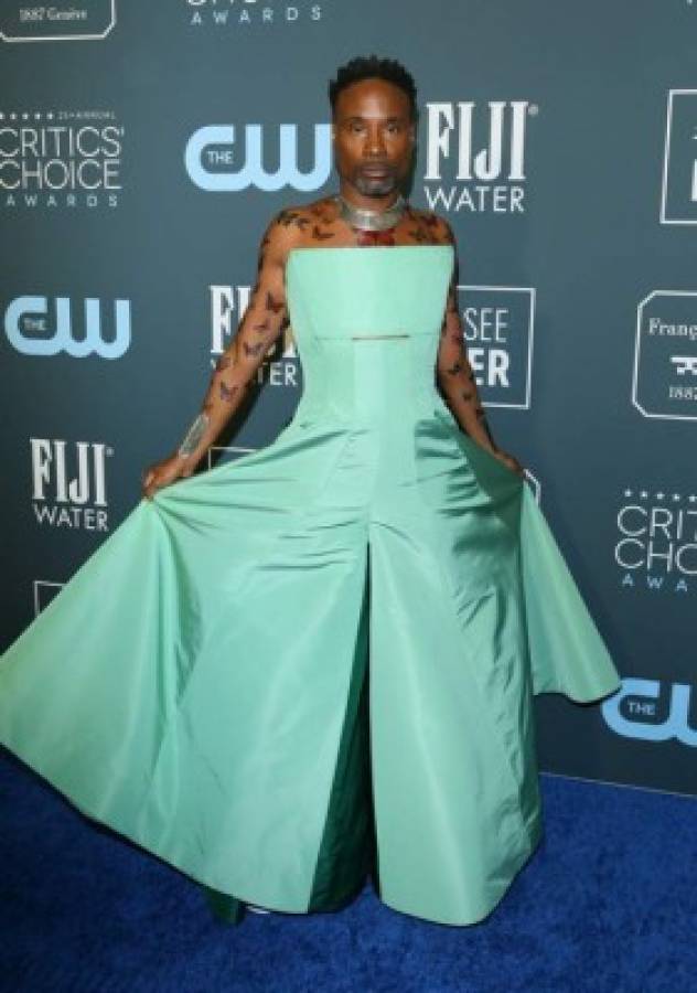 El llamativo vestido de Billy Porter en los Critics Choice Awards 2020