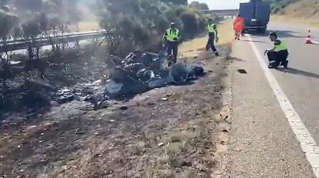 Diogo Jota y André da Silva: Así quedó el carro tras accidente en el que perdieron la vida