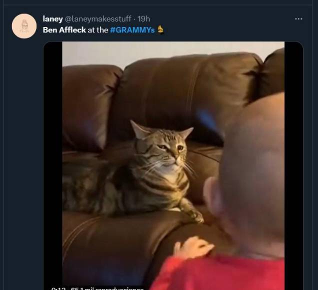 Cara de Ben Affleck en los Grammy deja imperdibles memes