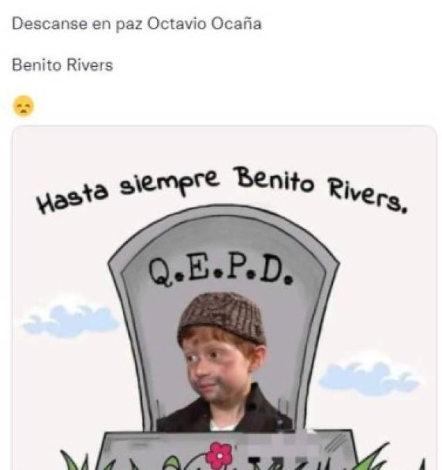 Reacciones en redes sociales por la muerte de 'Benito' Rivers de Vecinos   