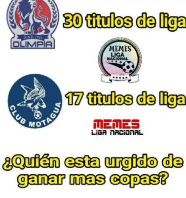 Motagua protagoniza los crueles memes tras el triunfo de Olimpia ante Lobos UPNFM