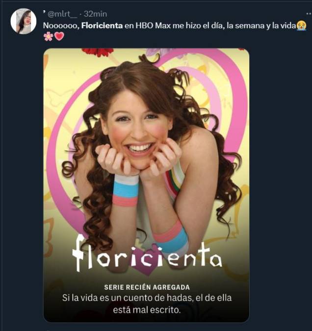 Floricienta en HBO Max causa ola de divertidos memes en redes sociales