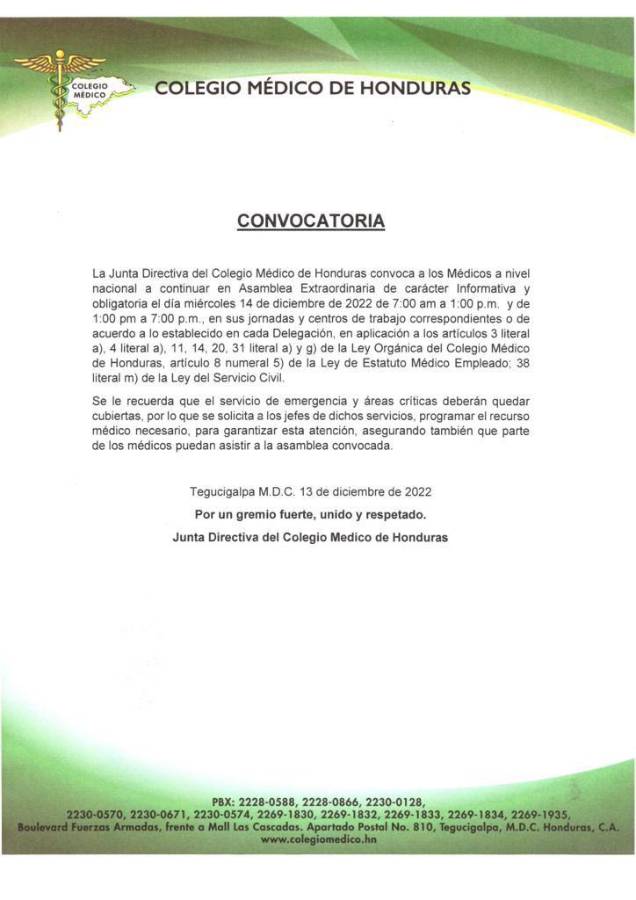 Dos semanas de protestas: médicos siguen exigiendo ajuste salarial a nivel nacional