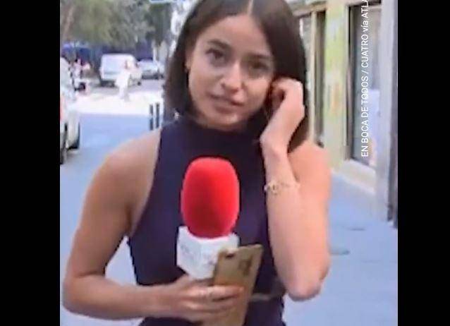 Detenido por “nalgear” a reportera de televisión en directo en España