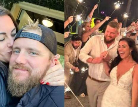 Luego de varios años de noviazgo, una pareja decidió dar el siguiente paso y casarse esperando pasar el resto de sus vidas juntos, sin imaginar que el mismo día de la boda todo terminaría con una tragedia. Este es el caso de Samantha Miller y Aric Hutchinson.