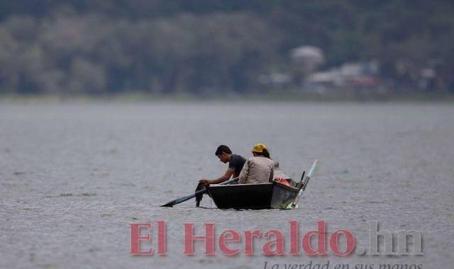 La pesca artesanal es una de las fuentes de ingreso de dinero para las personas que viven en las cercanías del Lago de Yojoa.