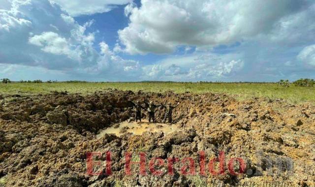 Los militares inhabilitan frecuentemente narcopistas en La Mosquitia.