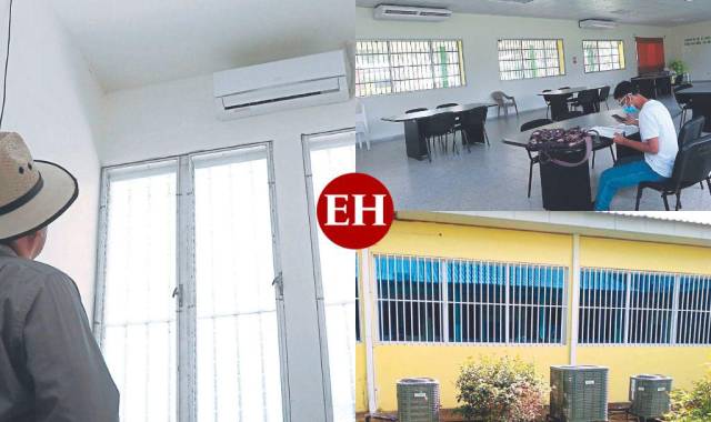 Varios aires acondicionados instalados en la sede en Catacamas no funcionan, según informes de mantenimiento.
