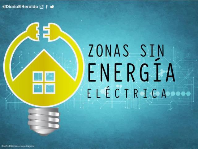 Zonas de Honduras que estarán sin energía eléctrica este jueves 18 de agosto