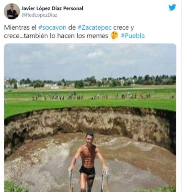 Los divertidos memes que ha dejado el enorme socavón de Puebla