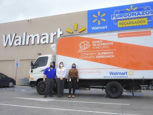 Walmart realiza importantes donativos al Banco de Alimentos de Honduras