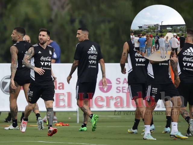 Messi causa locura en su segundo entrenamiento en Miami previo al duelo contra Honduras