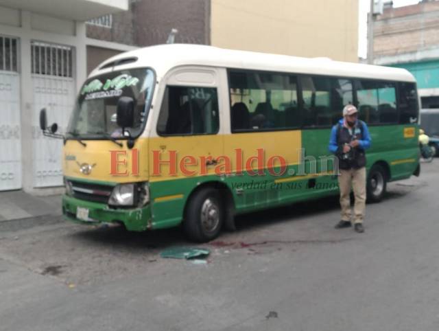 Atentan contra conductor de bus rapidito en Comayagüela