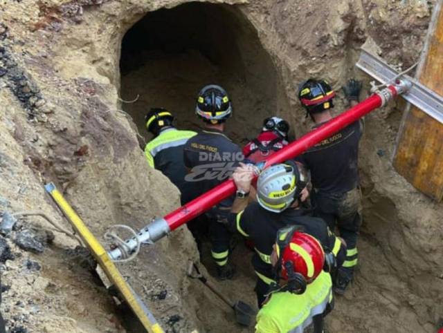 Hombre queda atrapado en túnel que se habría excavado para robar banco en Roma