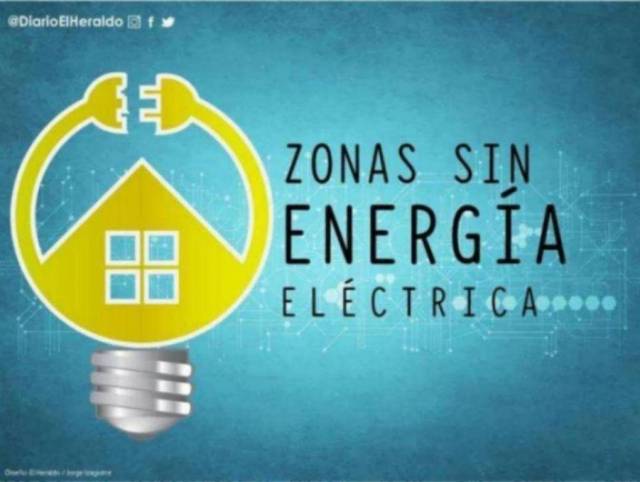 Zonas de Honduras que no tendrán energía eléctrica el viernes 24 de junio