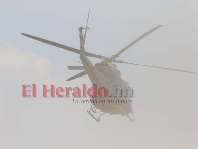 Video: Cuatro helicópteros resguardaron el proceso de extradición de JOH