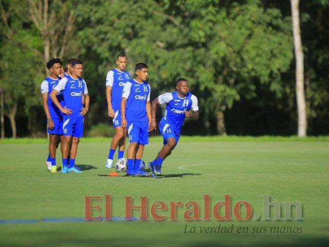 La Selección entrenó el lunes en San Pedro Sula en su segundo día de concentración.