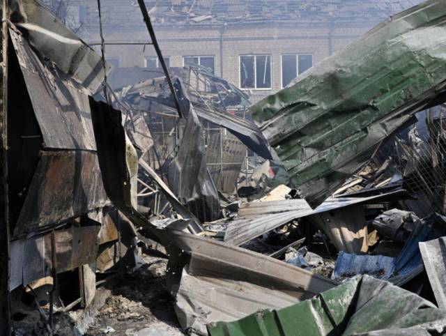 Bombardeos rusos “masivos” sobre la ciudad de Sloviansk, en el este de Ucrania