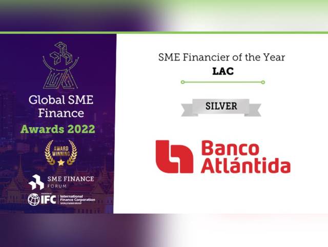 Banco Atlántida es reconocido por la Corporación Financiera Internacional (International Finance Corporation – IFC) y el SME Finance Forum