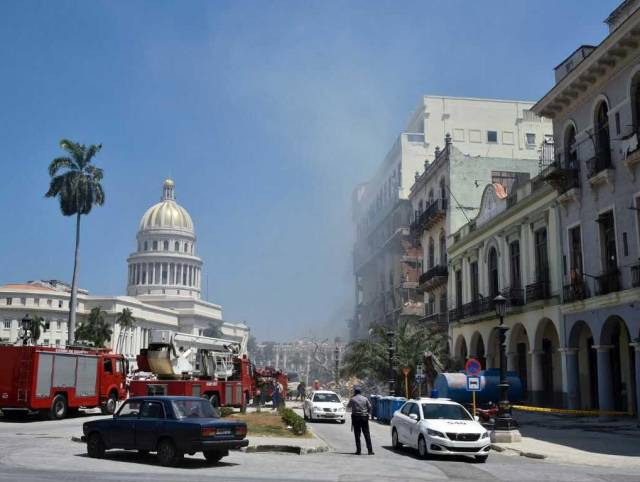Fuerte explosión en hotel de La Habana deja 8 muertos, 30 heridos y 13 desaparecidos