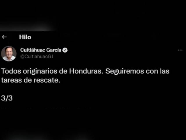 Mueren dos migrantes hondureños en naufragio en México; hay cuatro desaparecidos