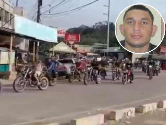 VIDEO: Con caravana reciben restos de narcotraficante Tito Montes Bobadilla en Colón