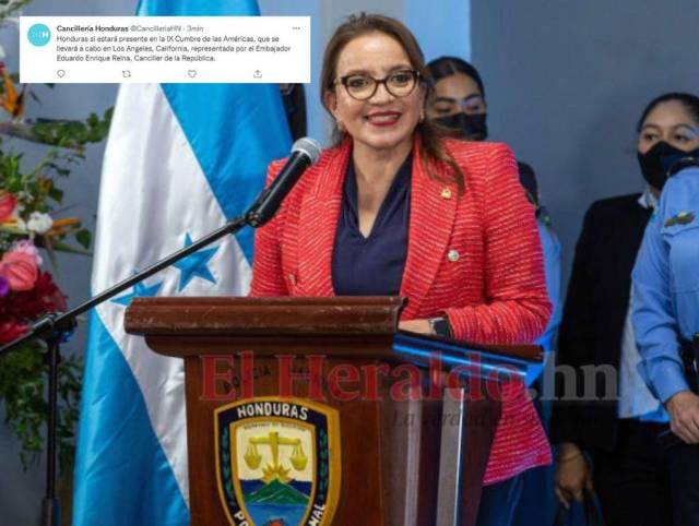 Presidenta Xiomara Castro no iría a Cumbre de las Américas; ministro de Relaciones Exteriores asumirá representación