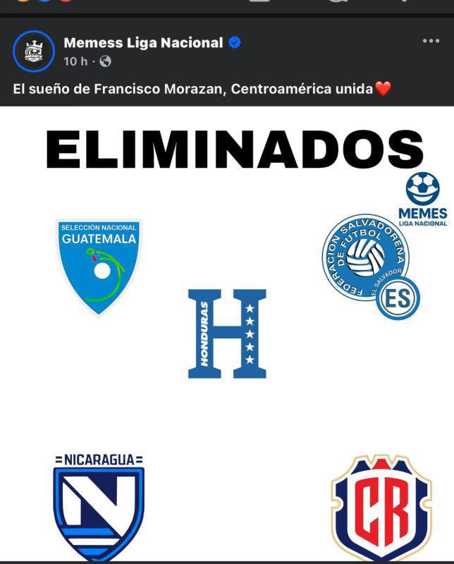 Para reír: Los memes que dejó la eliminación de Honduras y Costa Rica del Mundial 2026