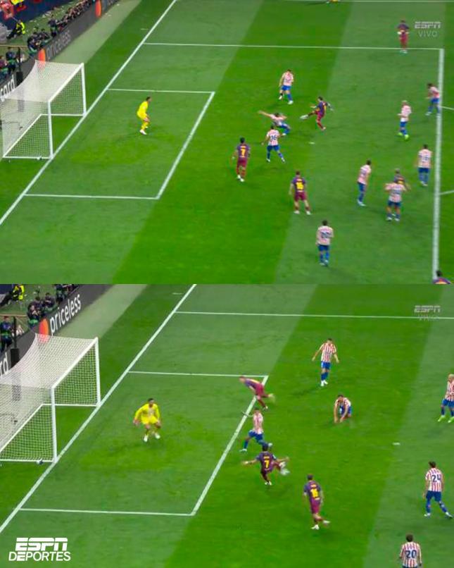 Culpable del fracaso de Barcelona, jugador sale herido y sufrimiento de Lamine Yamal ante Atlético