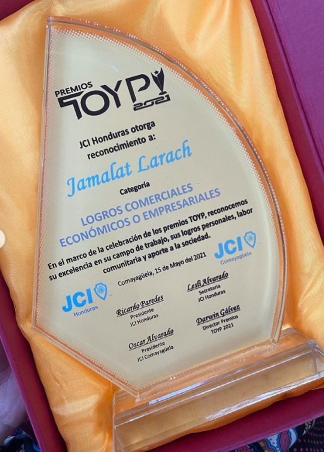 Este es el reconocimiento que recibió la soñadora joven.