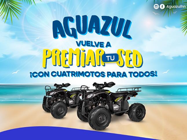 Aguazul premia la preferencia de los hondureños con promoción de verano