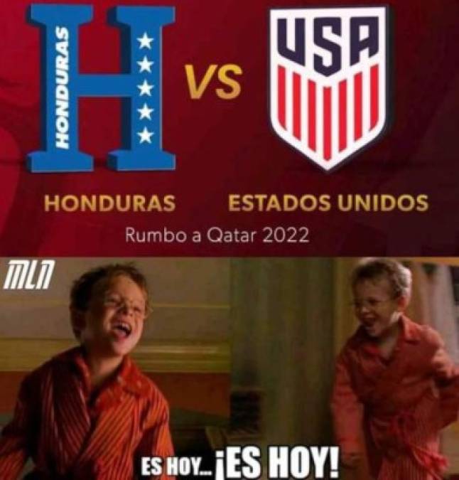 Memes encienden el juego entre la Selección de Honduras y Estados Unidos