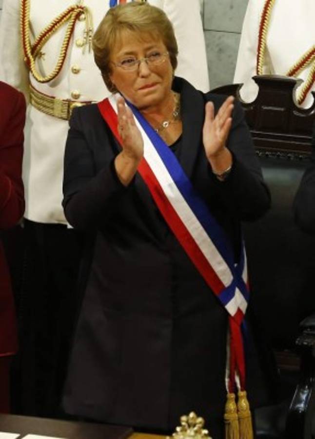 Michelle Bachelet asume como presidenta de Chile